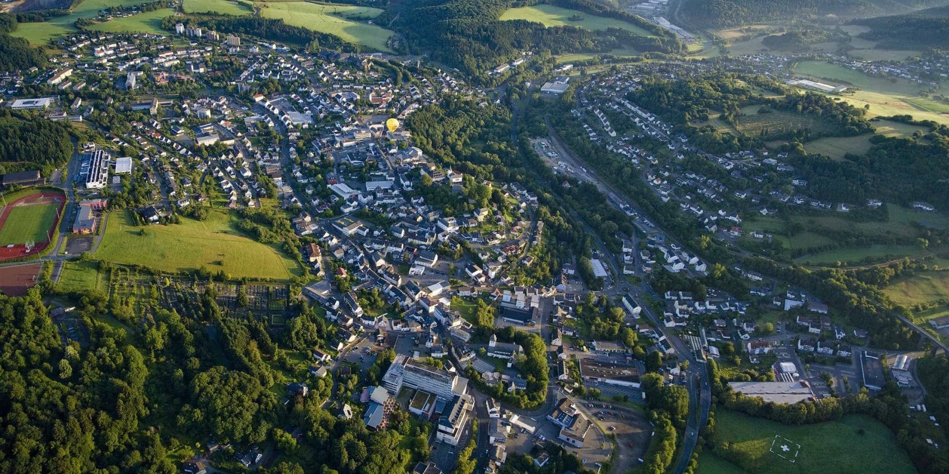 Luftaufnahme von Daun Eifel