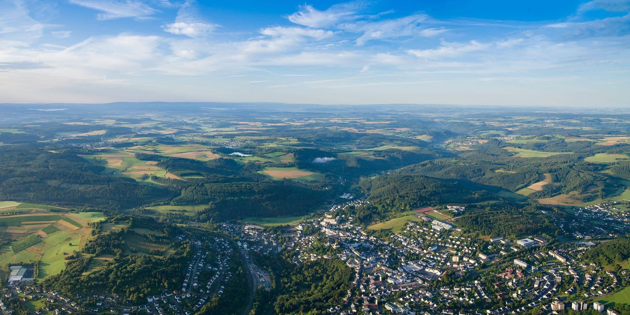 Luftaufnahme von Daun