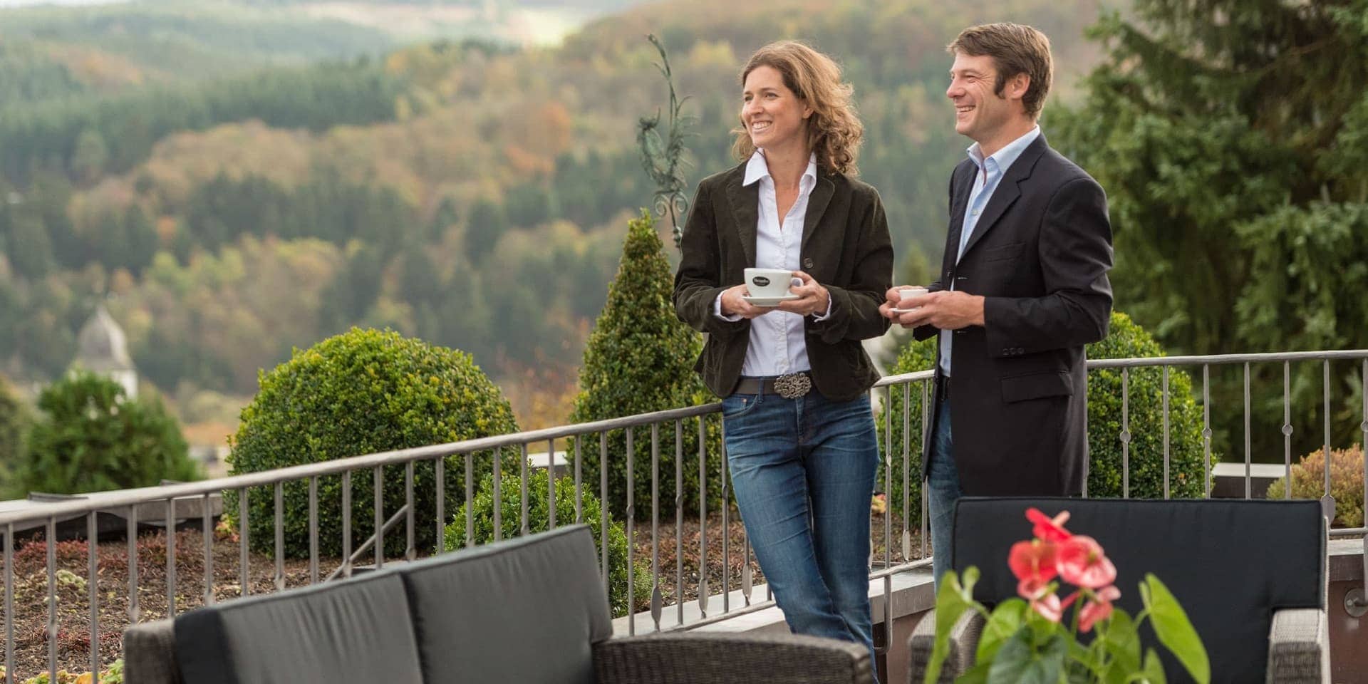 Terrasse Hotel Panorama Vulkaneifel